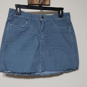 Carve Designs Corduroy Skirt- small.  Blue